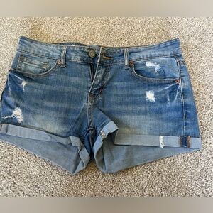 Low rise Jean shorts